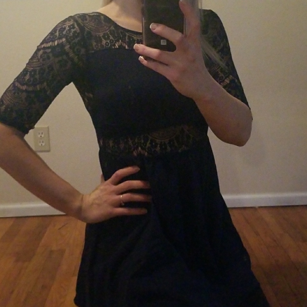 Blue dress